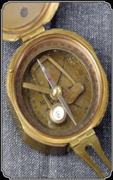 Brinton Brass Pocket Transit Compass - 1 of 5