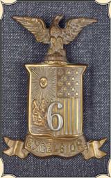 New York National Guard Excelsior Shako Insignia - 1 of 2
