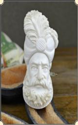 Meerschaum Turks head pipe.RJT# 3492 -$150.00 - 2 of 5