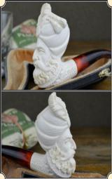 Meerschaum Turks head pipe.RJT# 3492 -$150.00 - 3 of 5