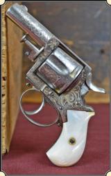 Engraved 5 Shot .44 British Bulldog - 2 of 18