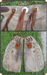 Great Patina Original Vintage Chaps with spots - 6 of 8