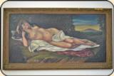 Original Old West Saloon nude oil painting
RJT# 4367 -
$1,195.00 - 2 of 10
