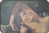 Original Old West Saloon nude oil painting
RJT# 4367 -
$1,195.00 - 3 of 10