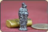 Small Civil War era soldier's pocket religious saint, statue in brass case - 9 of 9