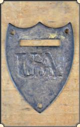 USA (Union) Intertwined-Design Saddle Shield - 1 of 4