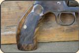 Custom Checkered Wood Grip for a Berette/Uberti Laramie Revolver - 4 of 8