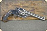 Custom Checkered Wood Grip for a Berette/Uberti Laramie Revolver - 2 of 8