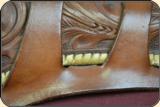 Holster Right-handed H. H. Heiser Model #713 Double Loop Holster Made for VL&A Chicago - 8 of 11