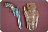 Holster Right-handed H. H. Heiser Model #713 Double Loop Holster Made for VL&A Chicago - 4 of 11