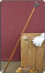 Antique hand carved Bulldog head walking stick - 2 of 10