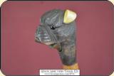 Antique hand carved Bulldog head walking stick - 6 of 10