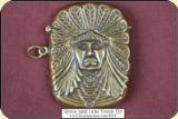 Indian head Figural match safe or Match Vesta - 4 of 9