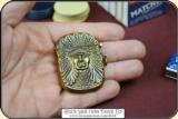 Indian head Figural match safe or Match Vesta - 7 of 9
