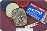 Indian head Figural match safe or Match Vesta - 2 of 9