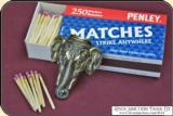 Elephant head Figural match safe or Match Vesta plus box of matches. - 5 of 9