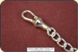 SILVER PLATED Albert Watch chain - 5 of 7