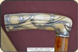 Ivory and silver art nouveau cane - 9 of 11