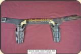 Rare Herman H. Heiser Double gun holster rig for a pair of 7 1/2 inch Colt SAA - 4 of 15