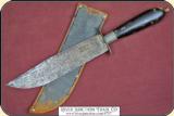Old Mexican Bowie shaped Knife - 2 of 13