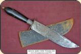Old Mexican Bowie shaped Knife - 3 of 13