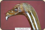 EAGLE HEAD Folk Art Cane - 5 of 11