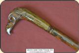 EAGLE HEAD Folk Art Cane - 7 of 11