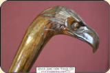 EAGLE HEAD Folk Art Cane - 4 of 11