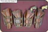 Cheyenne Holster with antiqued brass spots for 4 3/4 - 5 1/2 inch barrel - 6 of 8