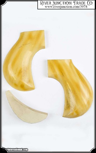 Grips ~ Cimarron Thunderer - Plain Ivory Anitque grip