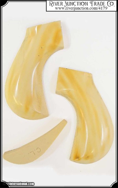 Grips ~ Cimarron Lightning - Plain Ivory Anitque grip