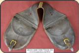 Vintage Leather Saddlebags saddlepockets - 2 of 16