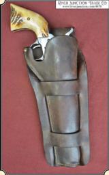 Classic Herman H. Heiser holster for a 7 1/2 inch Colt SAA - 1 of 8
