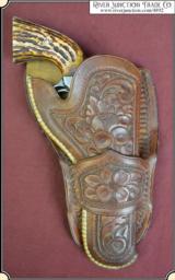 Hand tooled Vintage Montana Holster - 1 of 13