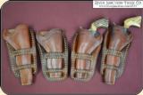 Cheyenne Holster with antiqued brass spots 7-1/2 inch. - 6 of 8