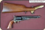 AS NEW 1860 Army with shoulder stock - 6 of 20