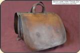 Antique Old West Doctor Leather Saddlebags - 4 of 16