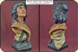 Original antique "Hiawatha" bust - 4 of 9