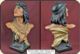 Original antique "Hiawatha" bust - 3 of 9