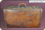 Vintage Big Leather Suitcase or Luggage - 3 of 11
