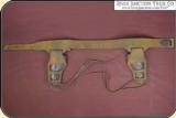 Rare Herman H. Heiser Double gun holster rig for a pair of 5 1/2" or 4 3/4" inch Colt SAA RJT#5147 - 8 of 14