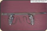 Rare Herman H. Heiser Double gun holster rig for a pair of 5 1/2" or 4 3/4" inch Colt SAA RJT#5147 - 5 of 14