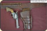 Rare Herman H. Heiser Double gun holster rig for a pair of 5 1/2" or 4 3/4" inch Colt SAA RJT#5147 - 6 of 14