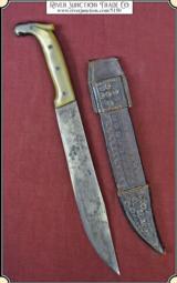 Artistically handcrafted 1870 Mexican knife - 1 of 16