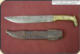 Artistically handcrafted 1870 Mexican knife - 5 of 16