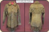 Museum Quality original Indian tanned Frontiersman Shirt. - 2 of 18