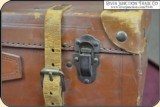 Vintage Big Leather Suitcase or Luggage - 9 of 11