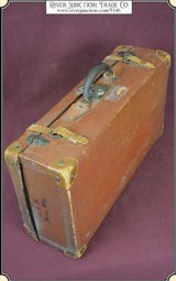 Vintage Big Leather Suitcase or Luggage - 1 of 11
