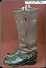 Size 10 1/2 Custom Made J.R. Reyes Cowboy Boots - 4 of 8