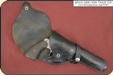 Vintage Brauer Bros Black Leather Duty Holster W Flap - 5 of 8